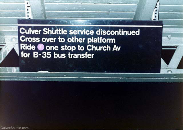 Culver Shuttle service discontinued